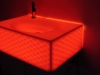 Decoración de baños retroiluminados con LED y fabricados con KRION