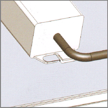 Colocación fuente de alimentación y conexión al panel led