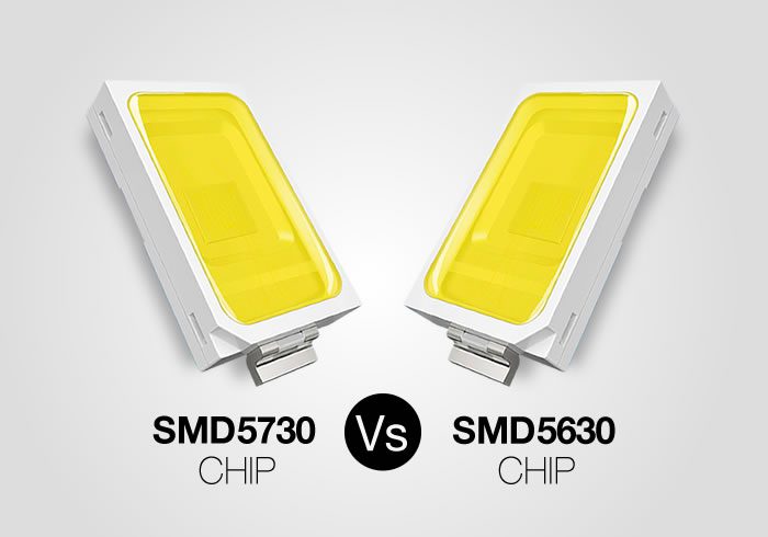 Comparativa chip SMD5730 y SMD5630