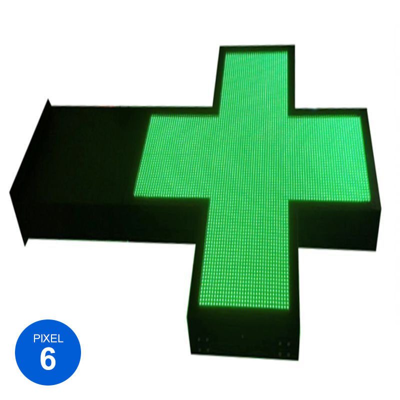 banderola electronica led cruz pixel 6