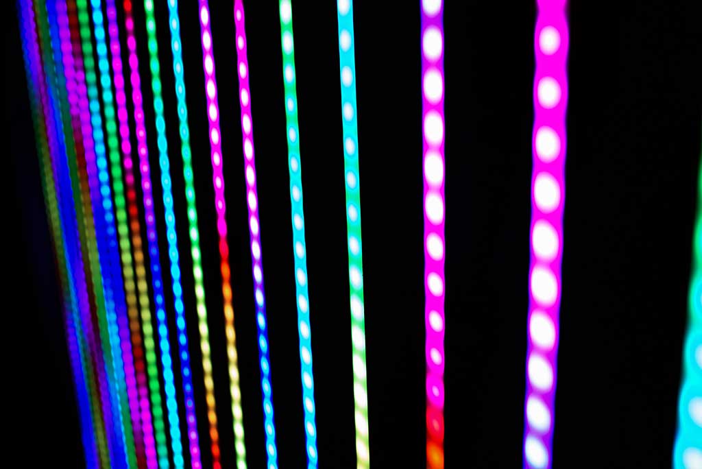Tiras LED diferentes colores