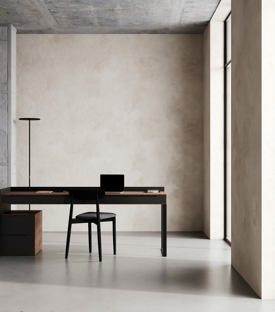 zona de trabajo decoración muebles minimalistas